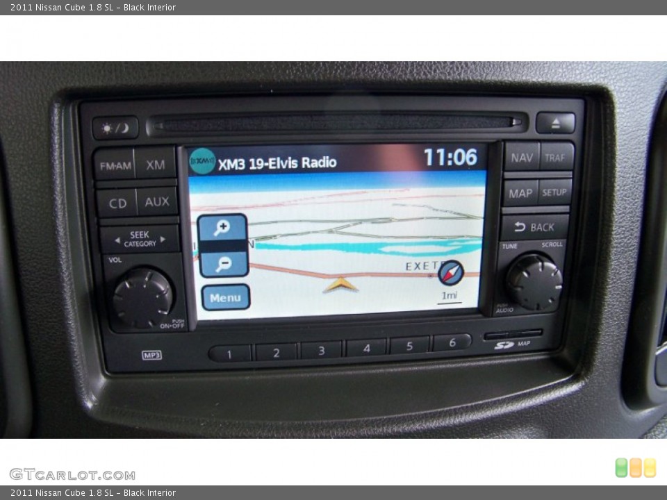 Black Interior Navigation for the 2011 Nissan Cube 1.8 SL #53796619