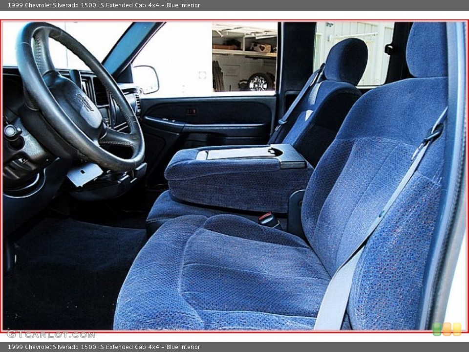 Blue Interior Photo for the 1999 Chevrolet Silverado 1500 LS Extended Cab 4x4 #53798137