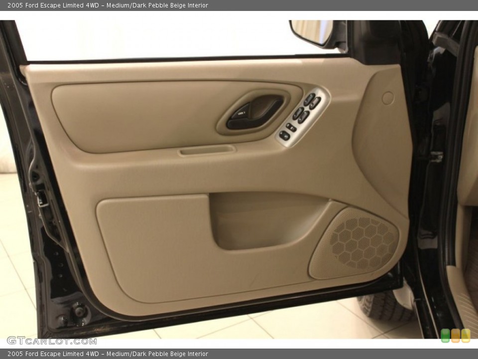 Medium/Dark Pebble Beige Interior Door Panel for the 2005 Ford Escape Limited 4WD #53798732