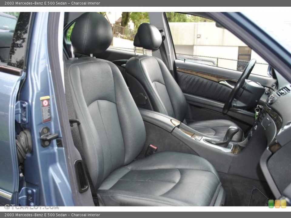 Charcoal Interior Front Seat for the 2003 Mercedes-Benz E 500 Sedan #53800447