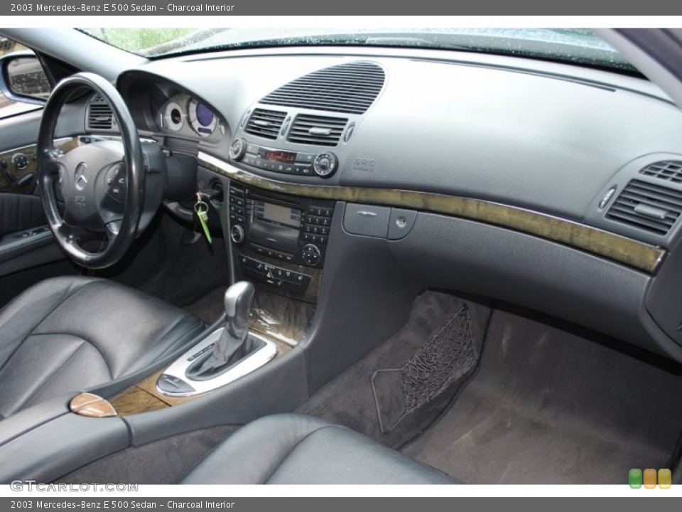 Charcoal Interior Dashboard for the 2003 Mercedes-Benz E 500 Sedan #53800459