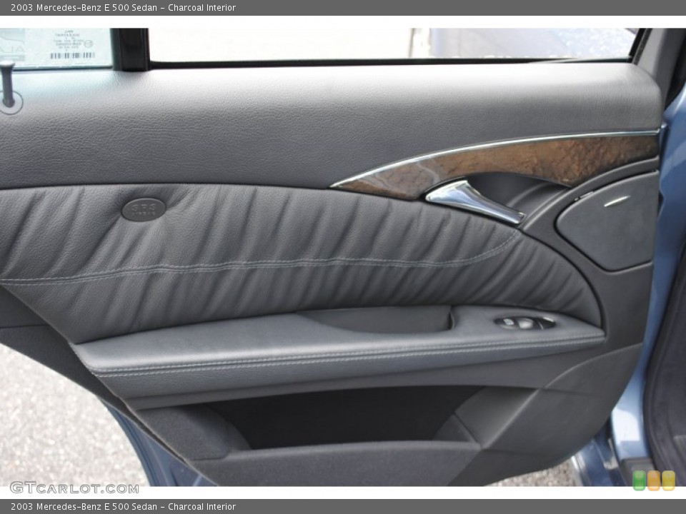 Charcoal Interior Door Panel for the 2003 Mercedes-Benz E 500 Sedan #53800525