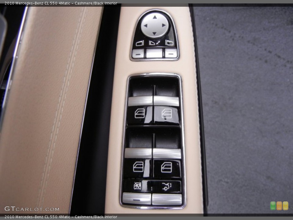 Cashmere/Black Interior Controls for the 2010 Mercedes-Benz CL 550 4Matic #53801371