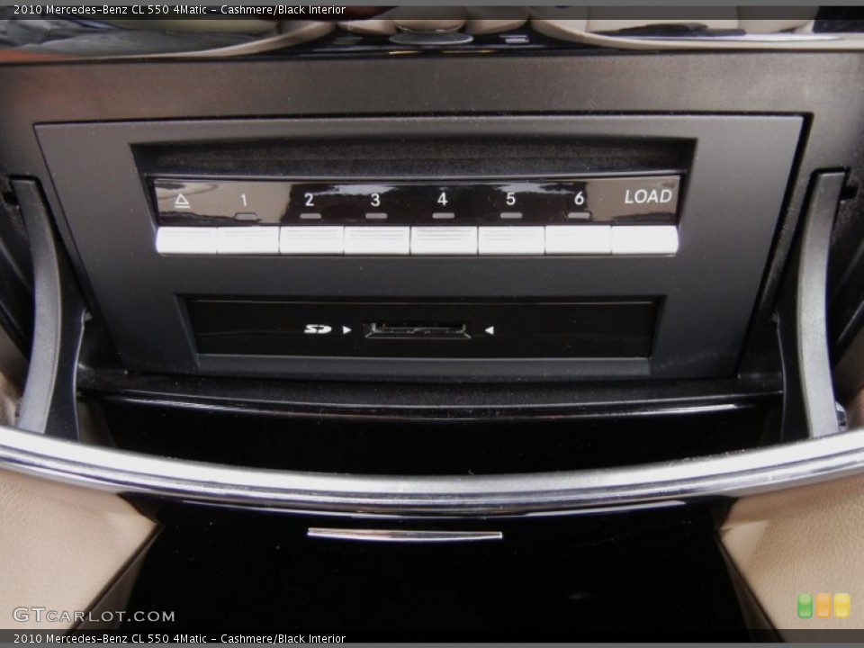 Cashmere/Black Interior Audio System for the 2010 Mercedes-Benz CL 550 4Matic #53801520