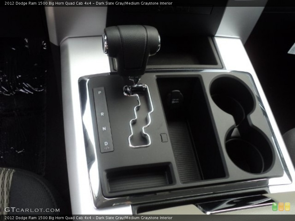 Dark Slate Gray/Medium Graystone Interior Transmission for the 2012 Dodge Ram 1500 Big Horn Quad Cab 4x4 #53801556
