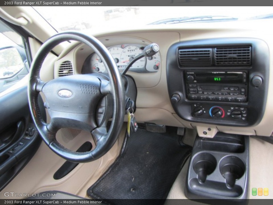 Medium Pebble Interior Dashboard for the 2003 Ford Ranger XLT SuperCab #53802898