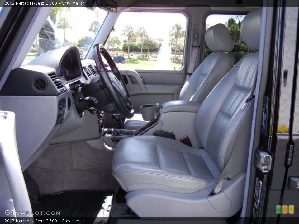 Gray Interior Photo for the 2003 Mercedes-Benz G 500 #53803285