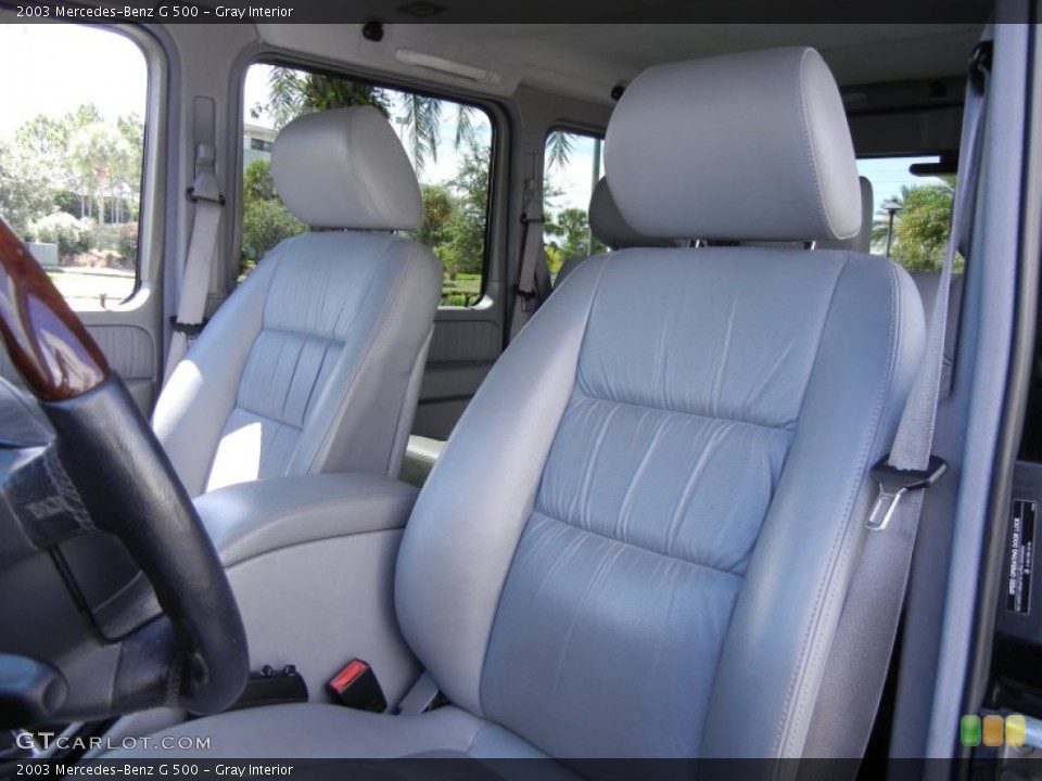 Gray Interior Photo for the 2003 Mercedes-Benz G 500 #53803294