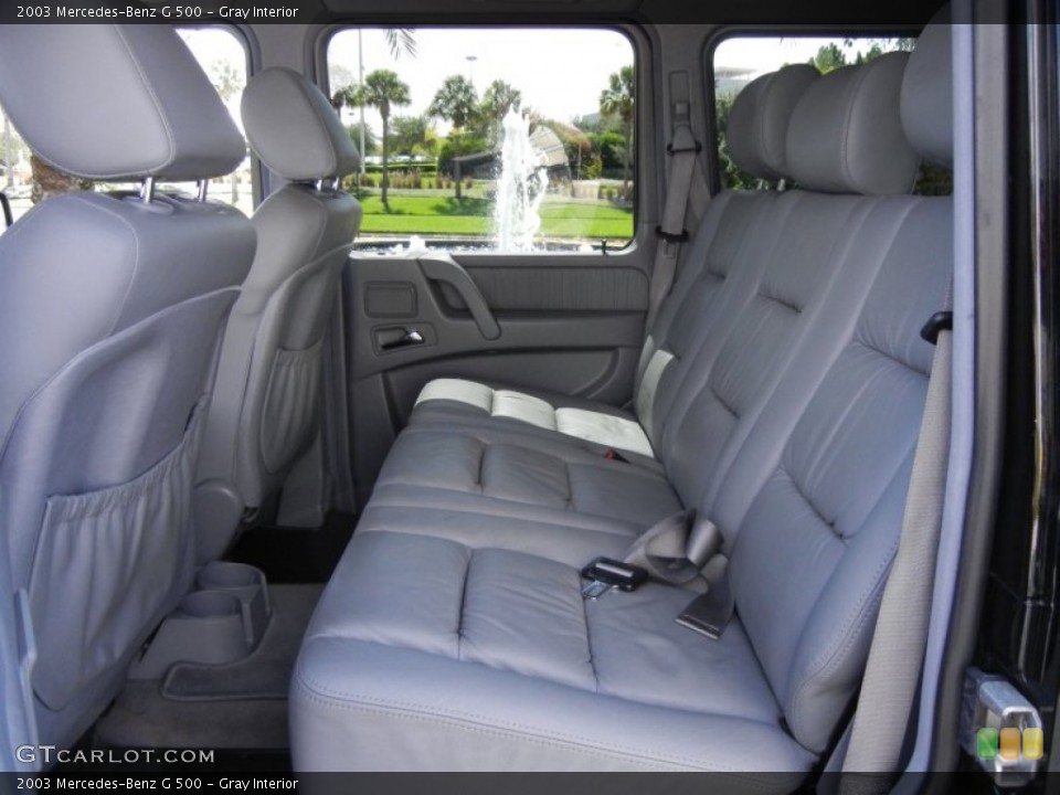 Gray Interior Photo for the 2003 Mercedes-Benz G 500 #53803329