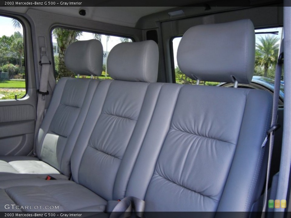 Gray Interior Photo for the 2003 Mercedes-Benz G 500 #53803337