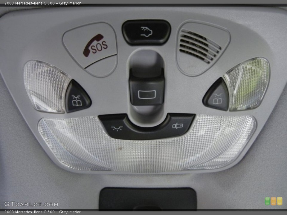 Gray Interior Controls for the 2003 Mercedes-Benz G 500 #53803435