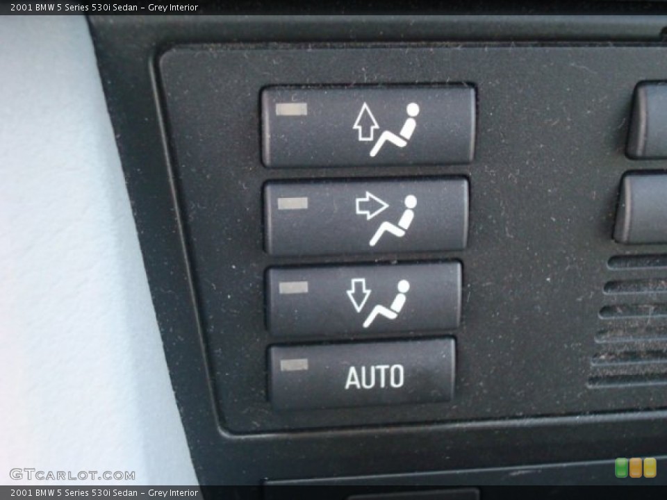 Grey Interior Controls for the 2001 BMW 5 Series 530i Sedan #53803660