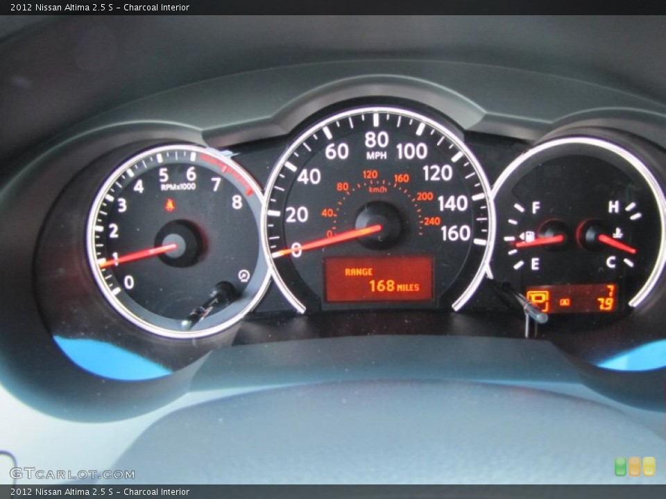 Charcoal Interior Gauges for the 2012 Nissan Altima 2.5 S #53804011