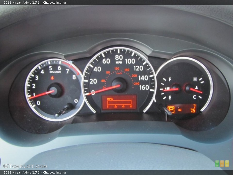 Charcoal Interior Gauges for the 2012 Nissan Altima 2.5 S #53804137