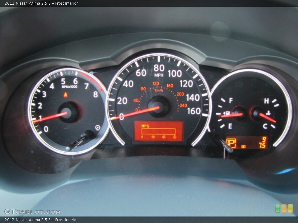 Frost Interior Gauges for the 2012 Nissan Altima 2.5 S #53804167