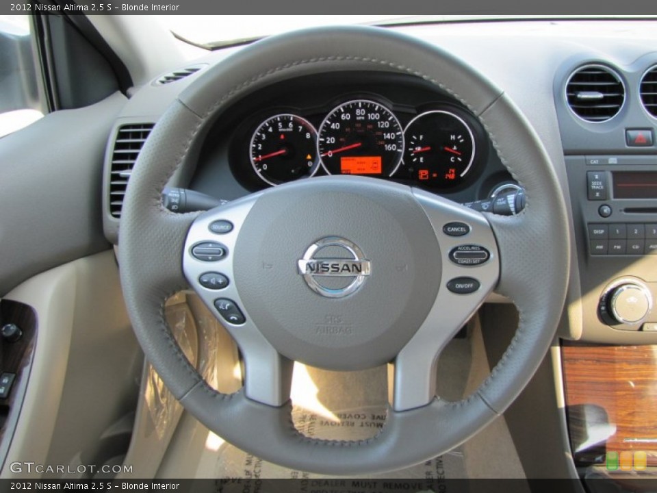 Blonde Interior Steering Wheel for the 2012 Nissan Altima 2.5 S #53804299