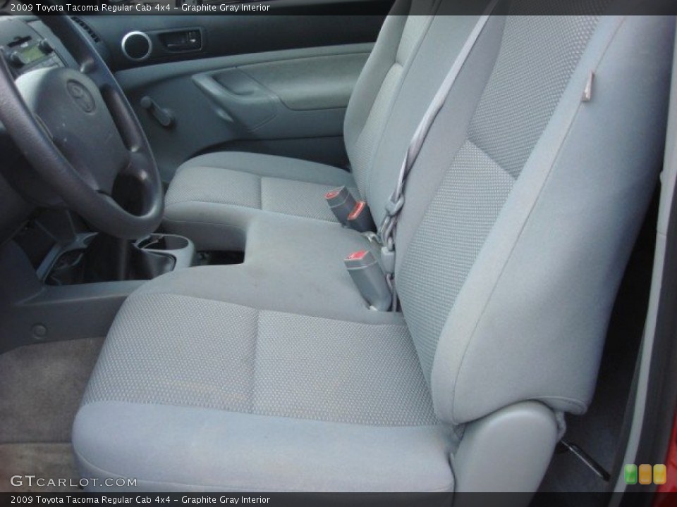 Graphite Gray Interior Photo for the 2009 Toyota Tacoma Regular Cab 4x4 #53804461