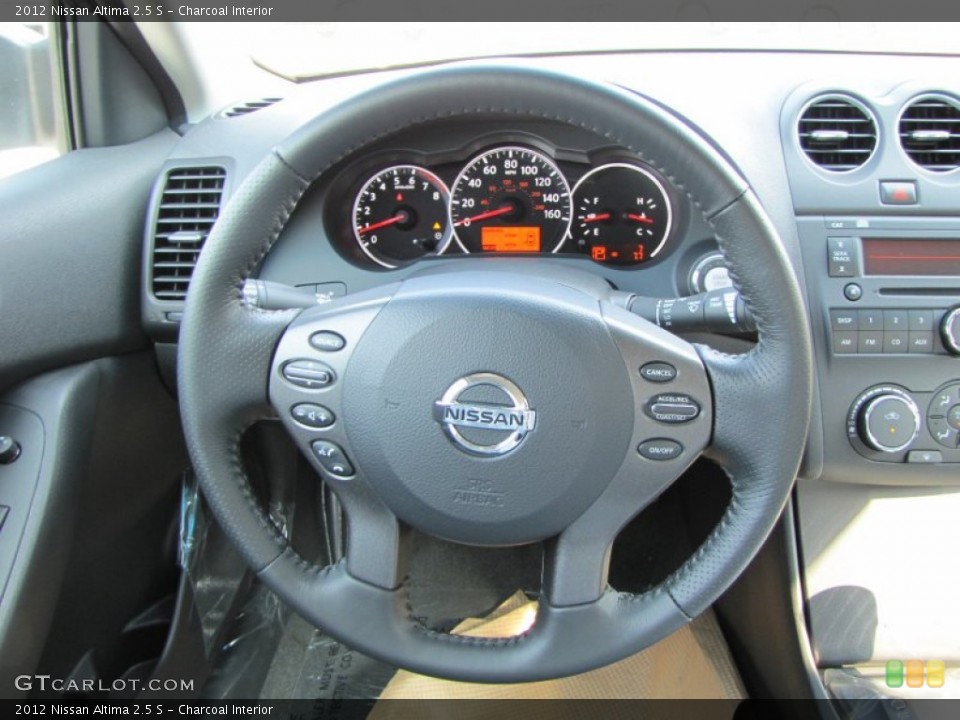 Charcoal Interior Steering Wheel for the 2012 Nissan Altima 2.5 S #53804575
