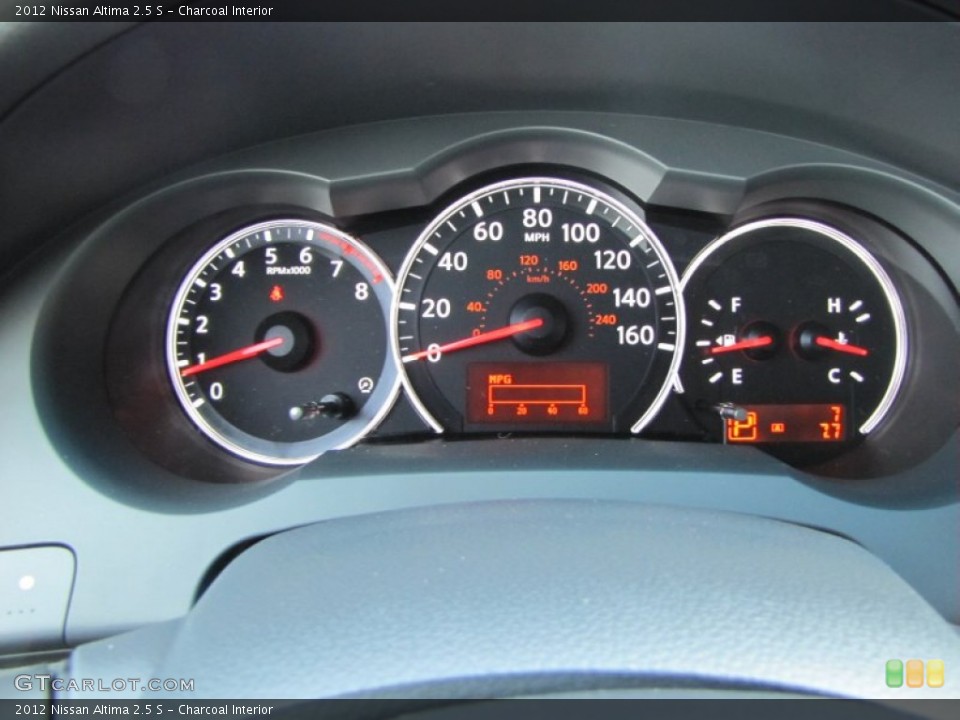 Charcoal Interior Gauges for the 2012 Nissan Altima 2.5 S #53804584
