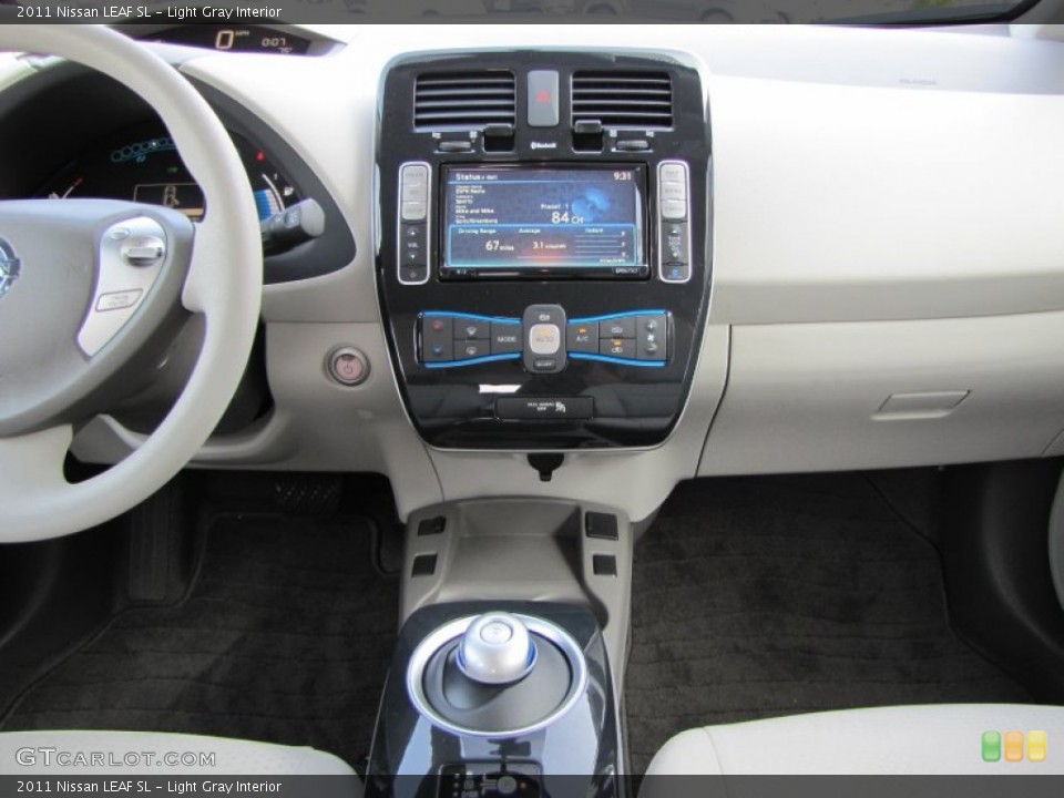 Light Gray Interior Dashboard for the 2011 Nissan LEAF SL #53804608