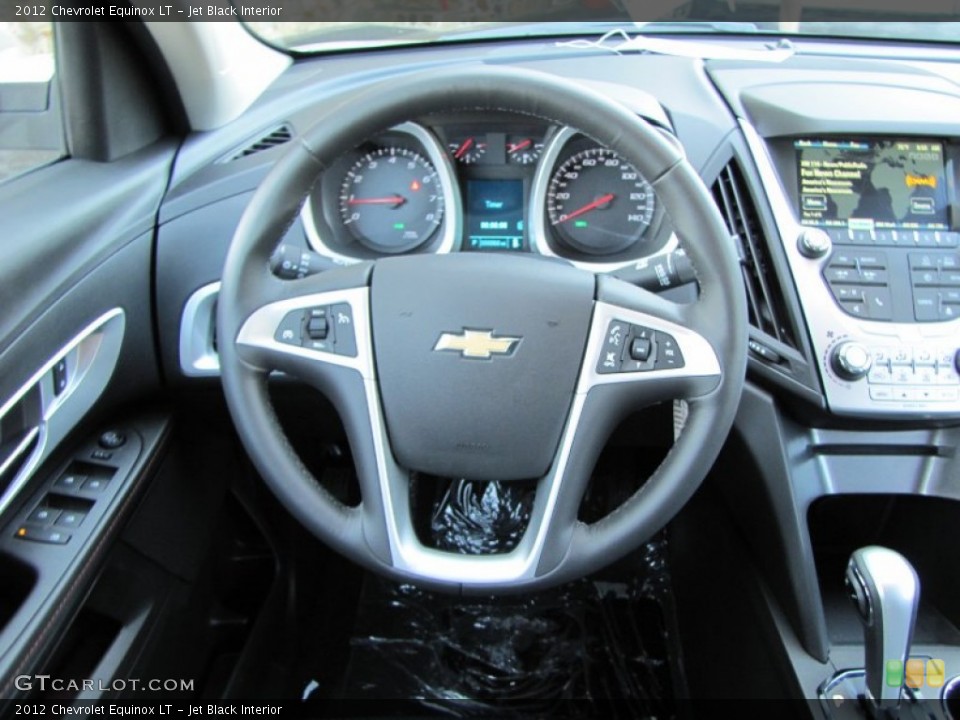 Jet Black Interior Steering Wheel for the 2012 Chevrolet Equinox LT #53805649
