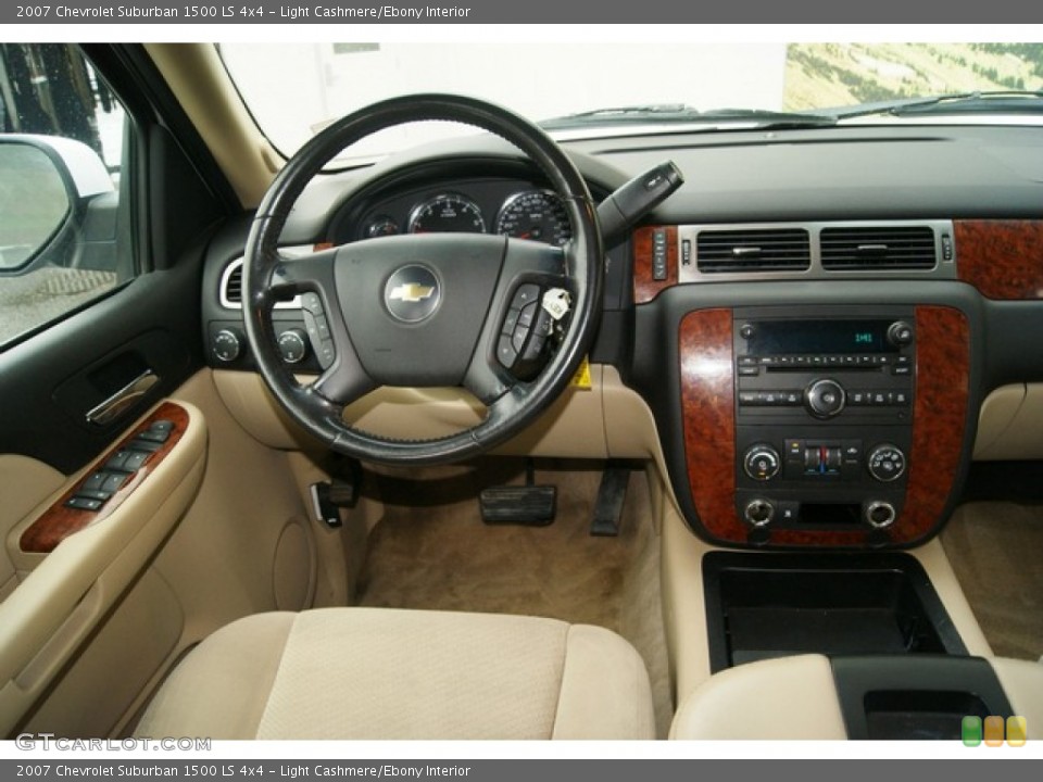Light Cashmere/Ebony Interior Dashboard for the 2007 Chevrolet Suburban 1500 LS 4x4 #53809087