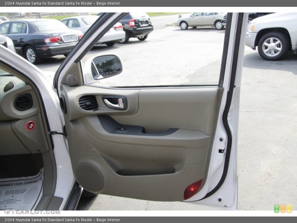 Beige Interior Door Panel for the 2004 Hyundai Santa Fe  #53810977
