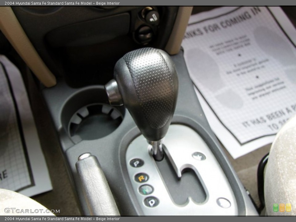 Beige Interior Transmission for the 2004 Hyundai Santa Fe  #53810986