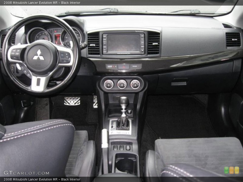 Black Interior Dashboard for the 2008 Mitsubishi Lancer Evolution MR #53811967