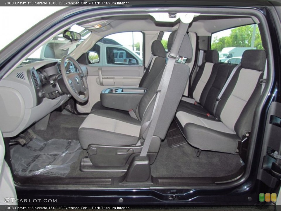 Dark Titanium Interior Photo for the 2008 Chevrolet Silverado 1500 LS Extended Cab #53812390