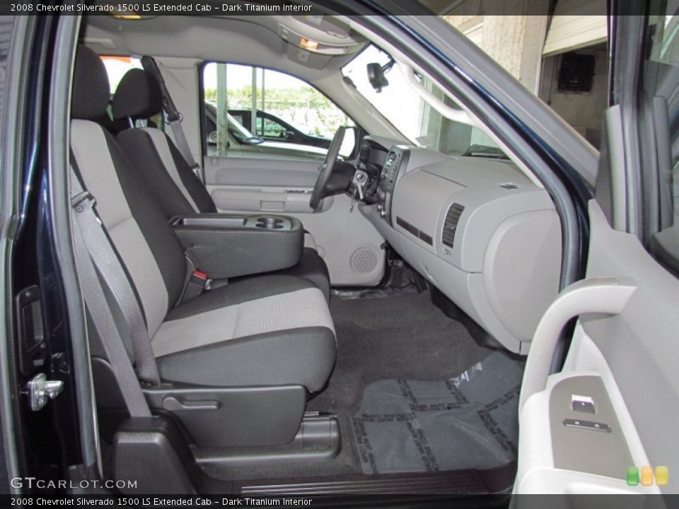 Dark Titanium Interior Photo for the 2008 Chevrolet Silverado 1500 LS Extended Cab #53812396