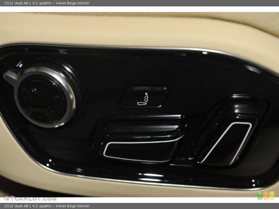Velvet Beige Interior Controls for the 2012 Audi A8 L 4.2 quattro #53812828