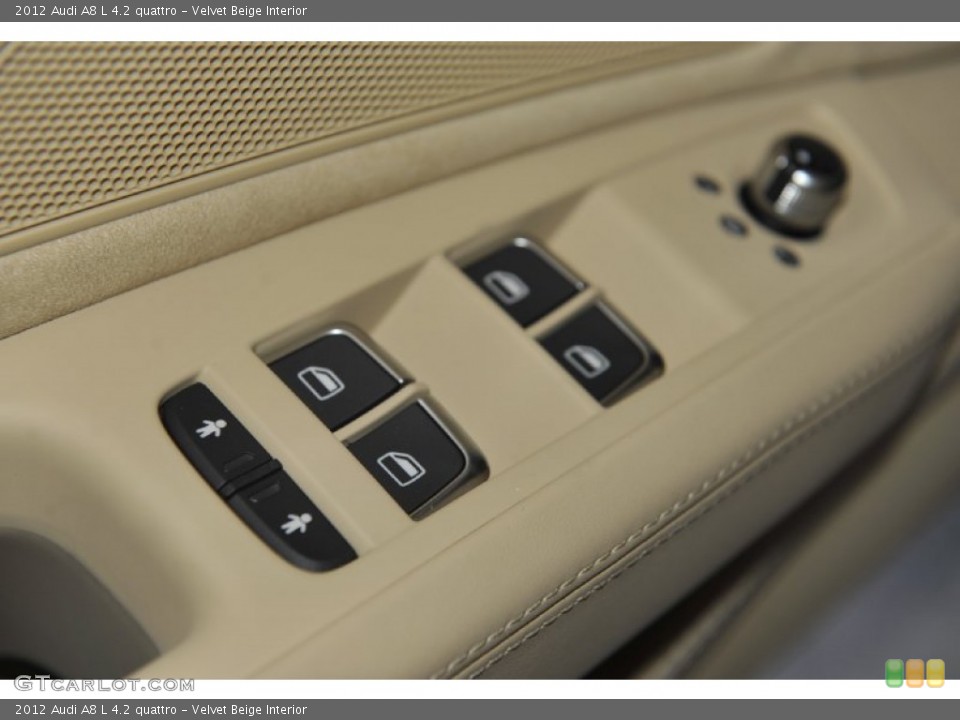 Velvet Beige Interior Controls for the 2012 Audi A8 L 4.2 quattro #53812843