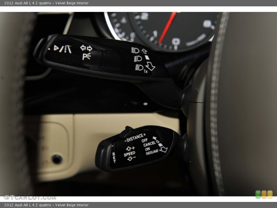 Velvet Beige Interior Controls for the 2012 Audi A8 L 4.2 quattro #53812969