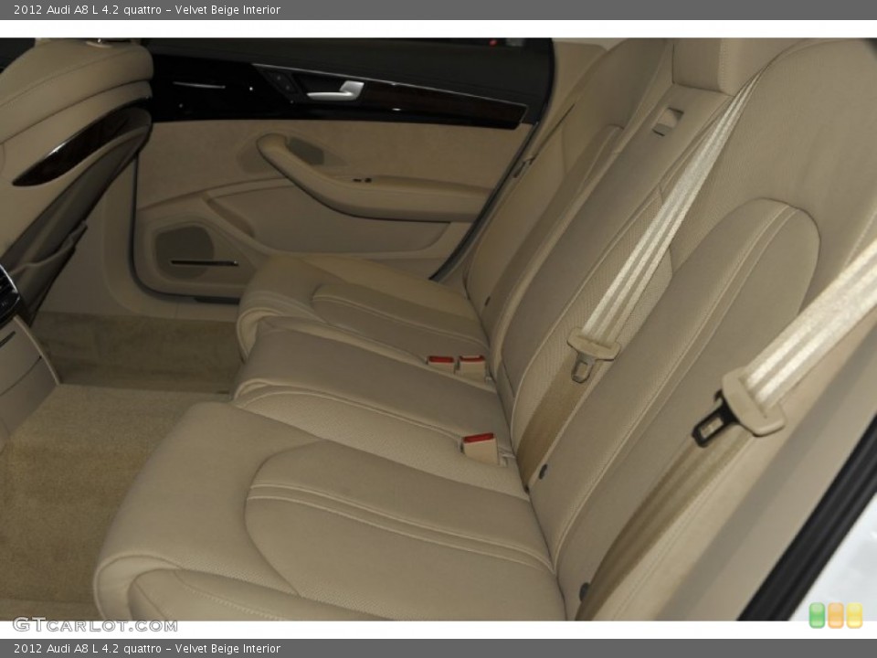 Velvet Beige Interior Photo for the 2012 Audi A8 L 4.2 quattro #53812999