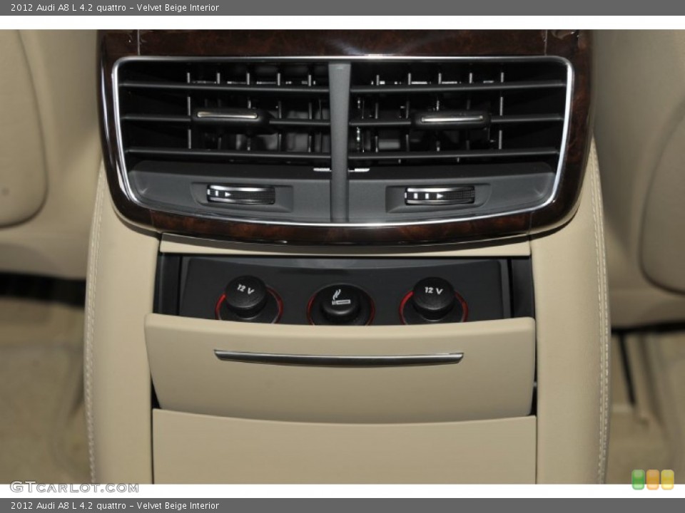 Velvet Beige Interior Controls for the 2012 Audi A8 L 4.2 quattro #53813011