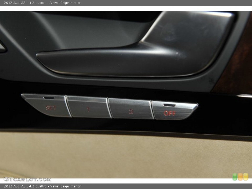 Velvet Beige Interior Controls for the 2012 Audi A8 L 4.2 quattro #53813089