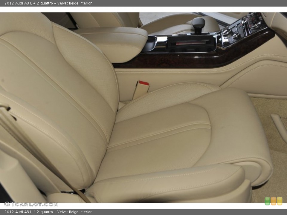 Velvet Beige Interior Photo for the 2012 Audi A8 L 4.2 quattro #53813101