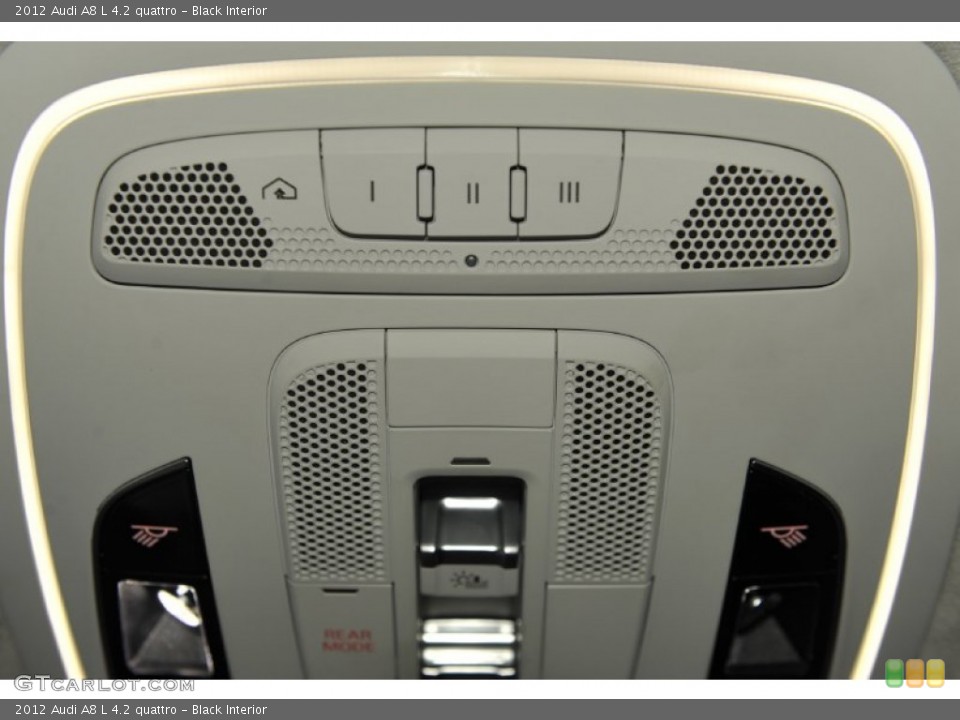 Black Interior Controls for the 2012 Audi A8 L 4.2 quattro #53813245