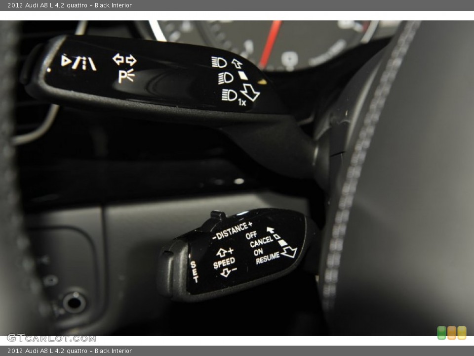 Black Interior Controls for the 2012 Audi A8 L 4.2 quattro #53813290