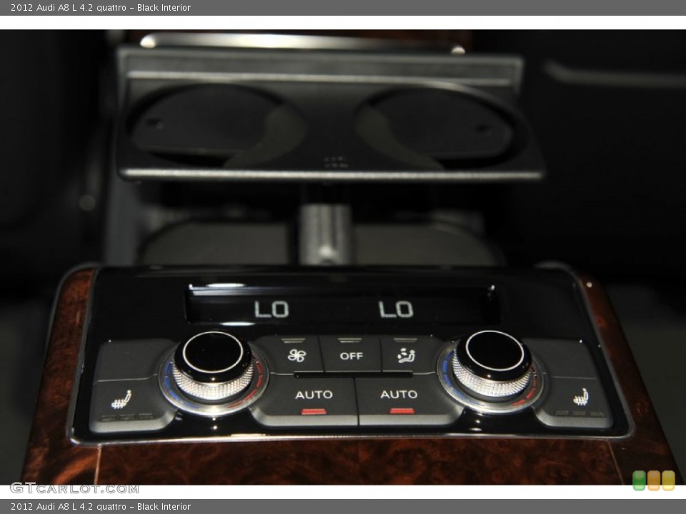 Black Interior Controls for the 2012 Audi A8 L 4.2 quattro #53813362