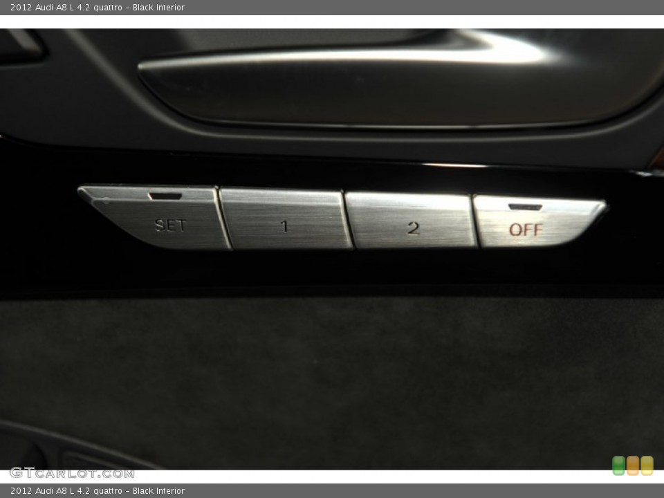 Black Interior Controls for the 2012 Audi A8 L 4.2 quattro #53813503