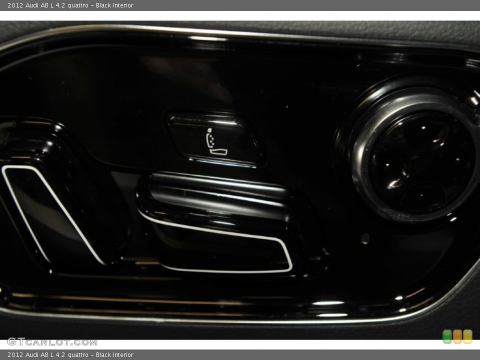 Black Interior Controls for the 2012 Audi A8 L 4.2 quattro #53813509
