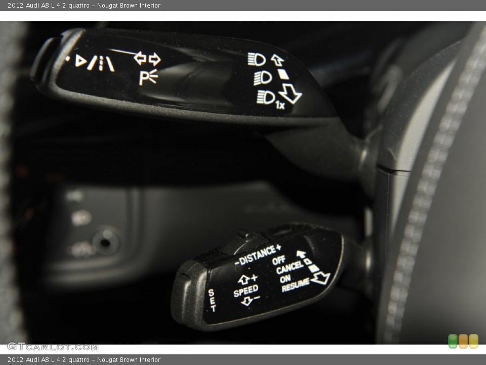 Nougat Brown Interior Controls for the 2012 Audi A8 L 4.2 quattro #53814127