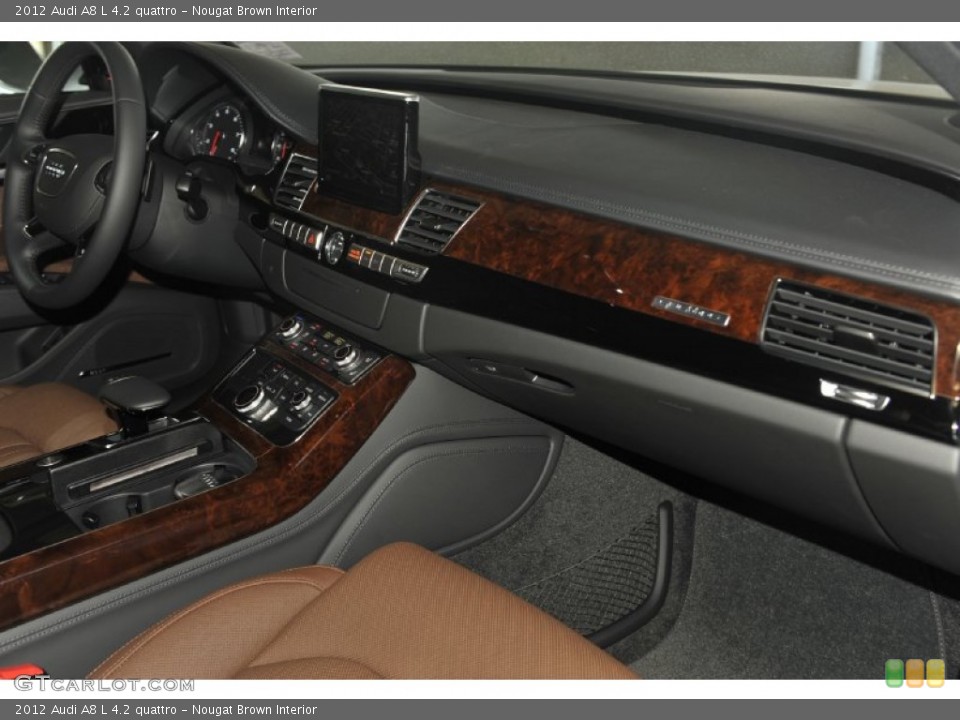 Nougat Brown Interior Dashboard for the 2012 Audi A8 L 4.2 quattro #53814247