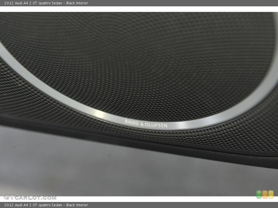 Black Interior Audio System for the 2012 Audi A4 2.0T quattro Sedan #53814556