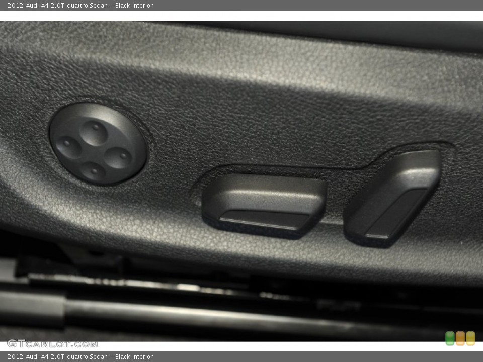 Black Interior Controls for the 2012 Audi A4 2.0T quattro Sedan #53814559