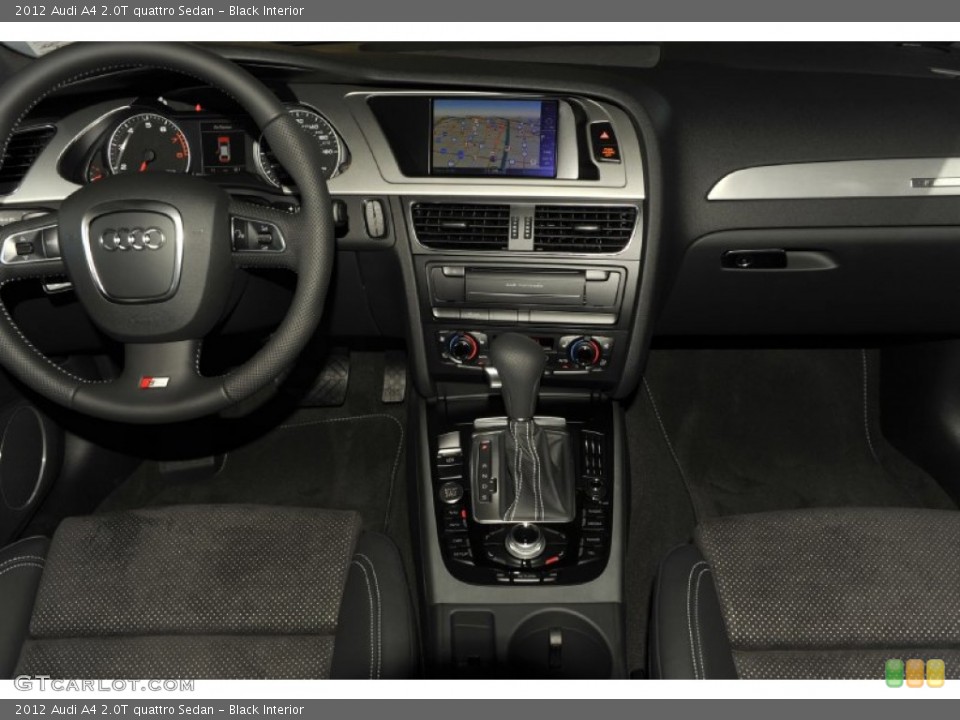 Black Interior Dashboard for the 2012 Audi A4 2.0T quattro Sedan #53814730