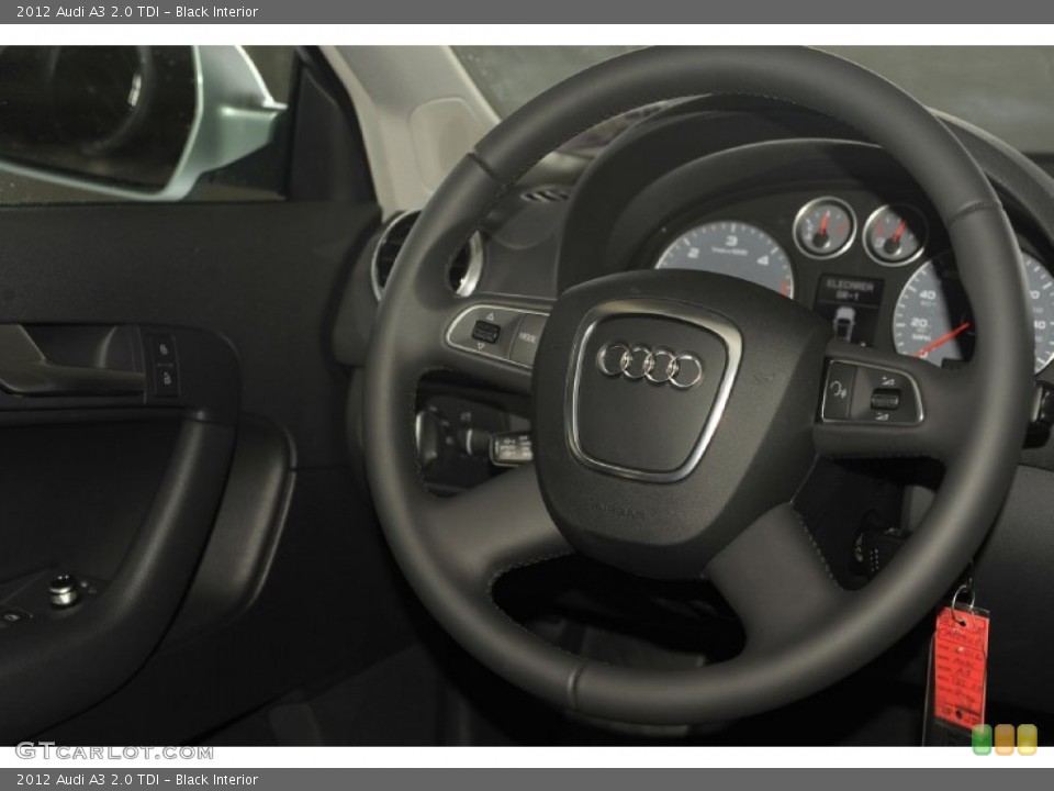 Black Interior Steering Wheel for the 2012 Audi A3 2.0 TDI #53814940