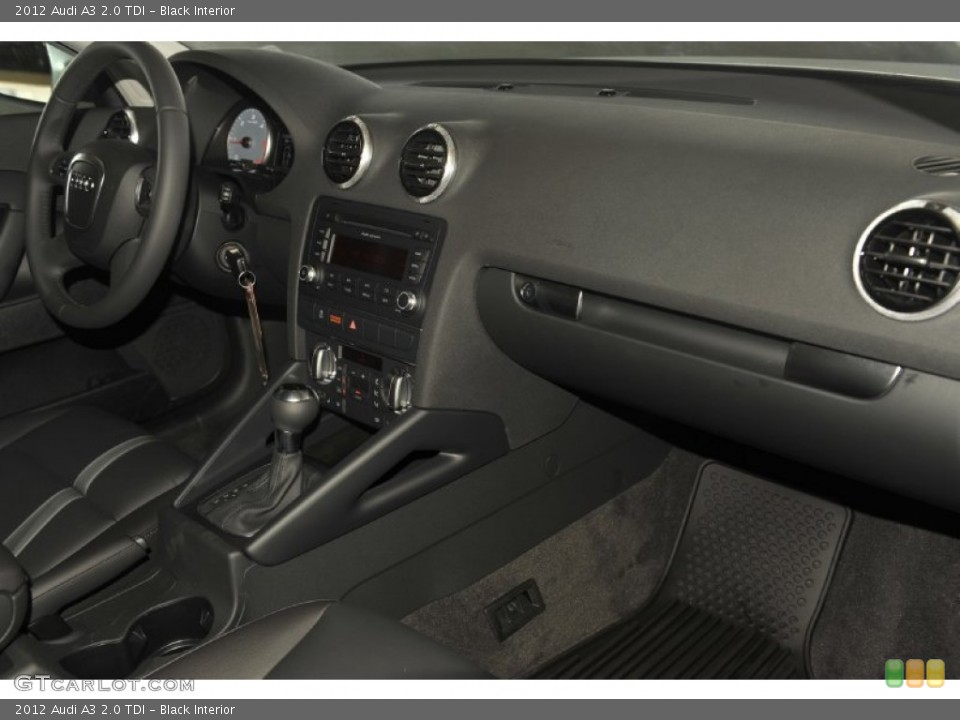 Black Interior Dashboard for the 2012 Audi A3 2.0 TDI #53814979